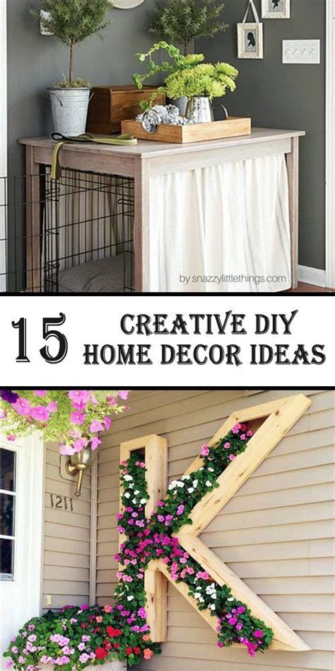 15 Creative Diy Home Decor Ideas Home Diy Diy Home Decor Decor
