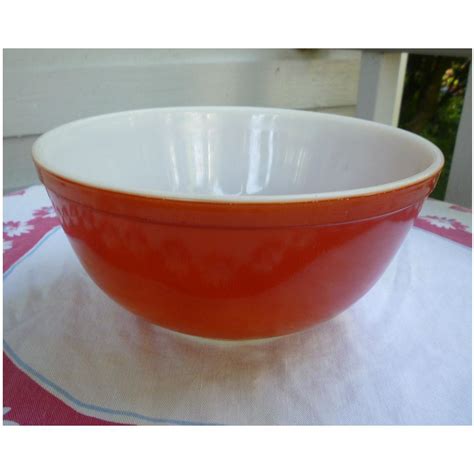 Pyrex Red Beaded Edge Nested Mixing Bowl 403 2 ½ Qt from ...