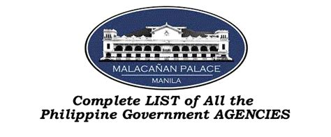 Ensemble des institutions fédérales de malaisie (fr); List of All Philippine Government Agencies - Top List ...