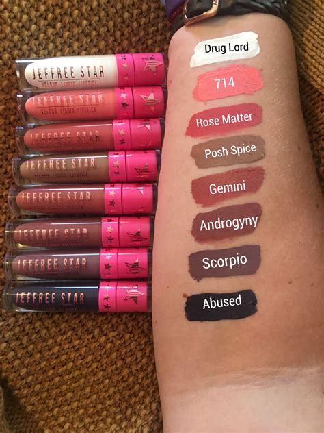 Jeffree Star Velour Liquid Lipsticks Consejos De Maquillaje