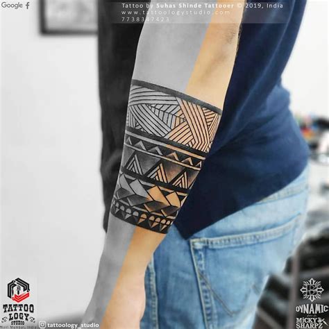 Super realistic temporary tattoos professional temporary tattoos used in movie industry try out & see the difference in quality safe and. Scube Tattoology — Polynesian Pattern Armband Tattoo… #tattoo...