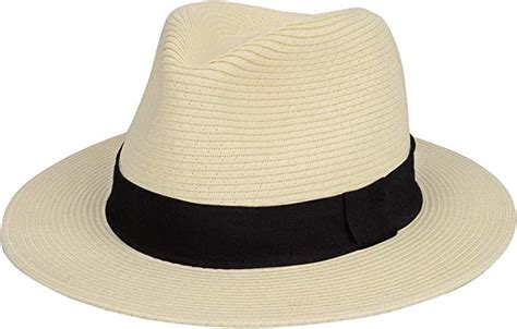Maylisacc Packable Panama Hats Men Wide Brim Breathable Summer Hand