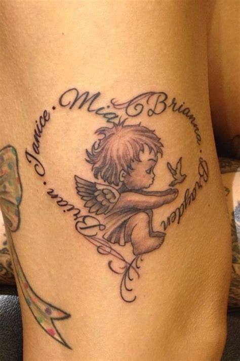 Image Result For Small Angel Tattoos Baby Angel Tattoo Angel Tattoo