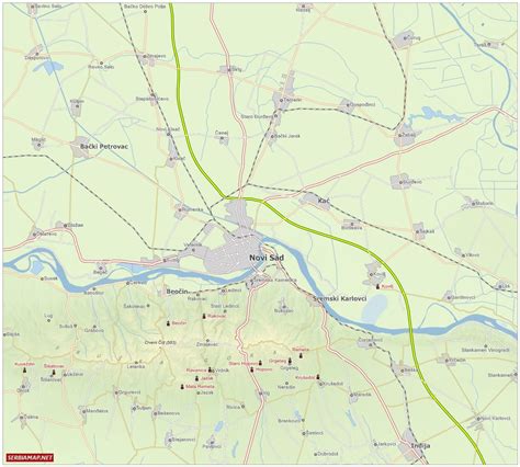 Detaljna Mapa Novog Sada Superjoden