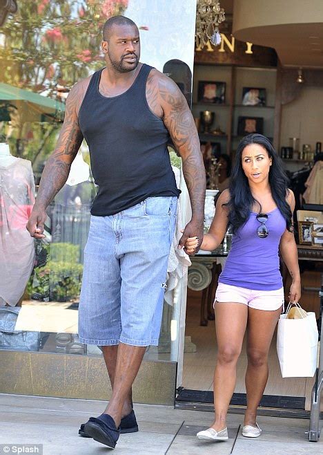 Shaquille Oneal And His Girlfriend Nicole Hoopz Alexander