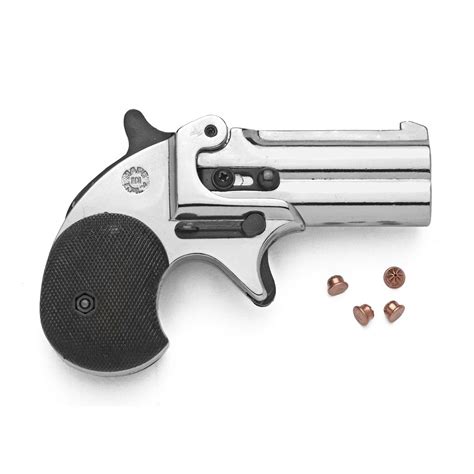 Blank Firing 22 Caliber Derringer Nickel Finish 188762 Blank