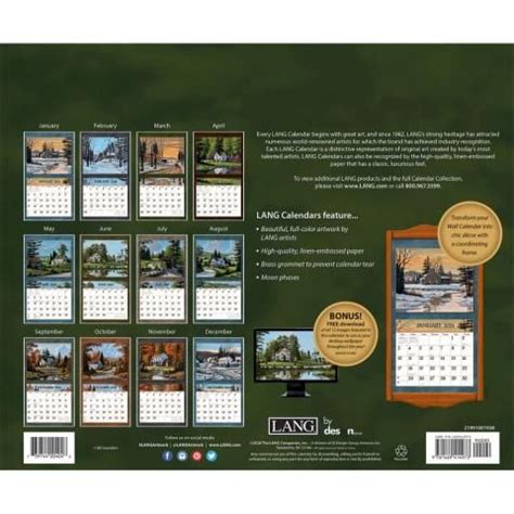 Or maybe you've been considering ripping out your old kitchen and starting again for a while now? Lang Calendar - 2021 - Road Home - Bill Saunders