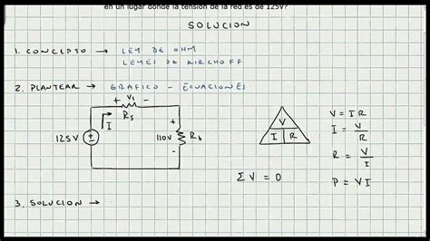 Ejercicios Resueltos De Circuitos Electricos Ley De Kirchhoff