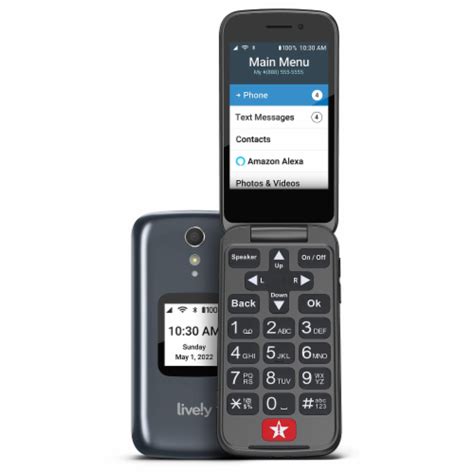 Jitterbug Flip2 Cell Phone For Seniors Graphite 1 Fred Meyer