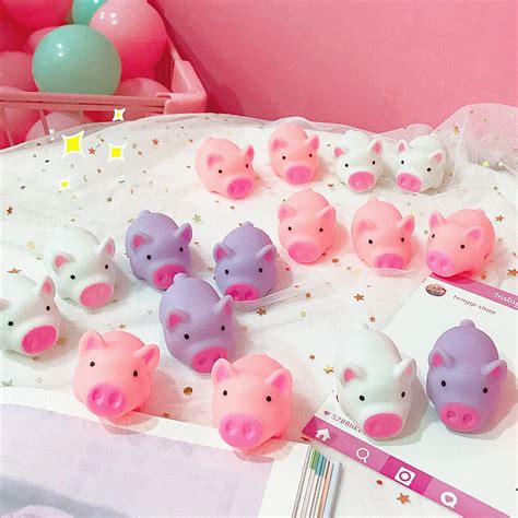 1piece Squeeze Pig Slow Rising Squishy Toy Mochi Squishy Kawaii Animal