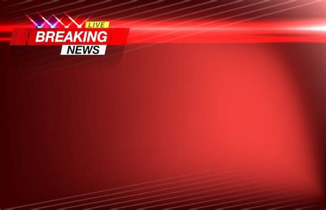 Breaking News Template Free Vector