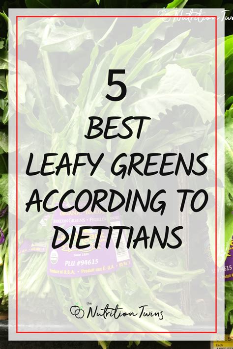 5 Best Leafy Greens According To Dietitians Nutrition Twins