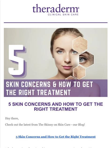 Therapon Skin Health 5 Skin Concerns And How To Get The Right