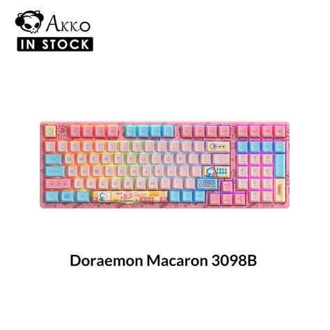 Akko Doraemon Rainbow Macaron B Hot Swappable Mechanical Keyboard