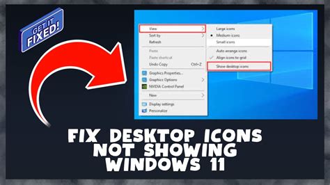 How To Fix Desktop Icons Not Showing Windows 11 Desktop Icons Not