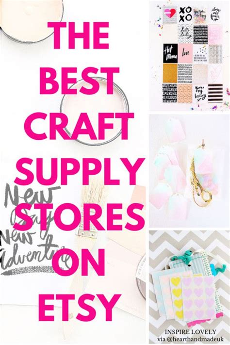 Introducing The Best Craft Supply Stores On Etsy Heart Handmade Uk