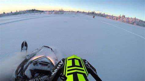 Snowmobiling In Åkersjön 2016 Youtube
