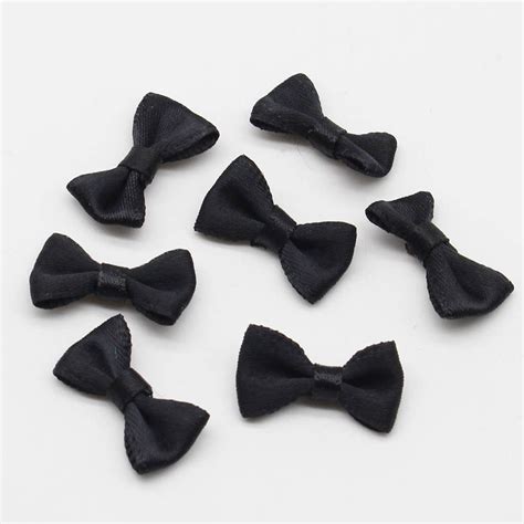 60pcs Mini Fabric Ribbon Bow Tie Tiny Satin Bows 20mm X Etsy