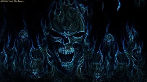 Dark Skull Fantasy Horror Abstract Dead Wallpaper Skull Wallpaper Hd