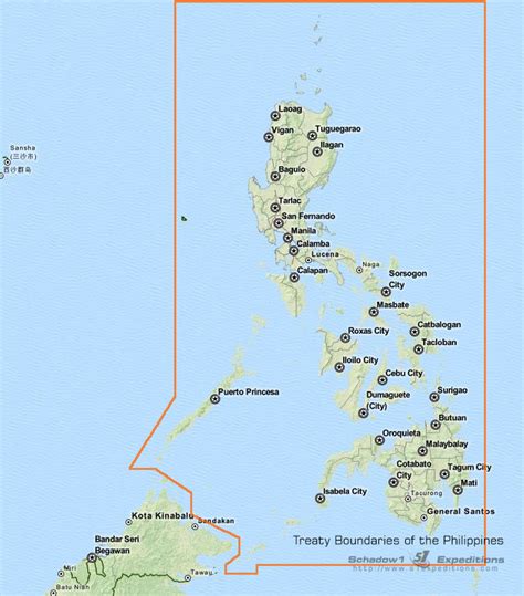 The Philippine Territorial Boundaries Schadow1 Expeditions A Travel