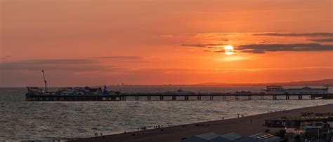 Brighton Pier Sunset East Sussex Dave Wood Flickr