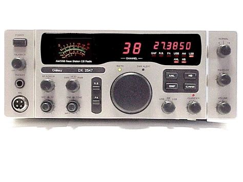 Galaxy Dx Cb Radio Base Station Am Ssb Pa Channel Talkback Ac Dc Swr New Ebay