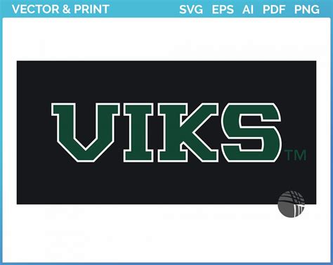 Portland State Vikings Wordmark Logo 2016 College Sports Vector