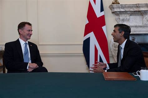 Hunt Stays As Chancellor As Prime Minister Rishi Sunak Reshuffles