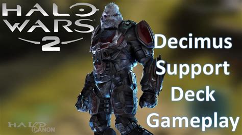 Halo Wars 2 Blitz Beta Decimus Support Deck Gameplay Youtube