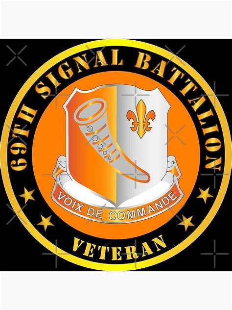 Army 69th Signal Battalion Veteran Poster For Sale By Twix123844