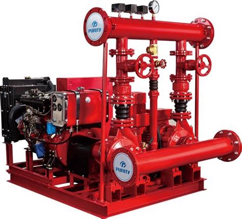 Fire Fighting Pump Set With Electric Diesel And Jockey Pump Purity