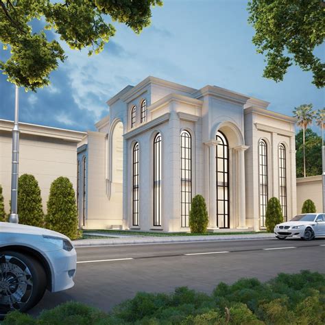 New Classic Villa On Behance In 2020 Classic House Exterior Villa