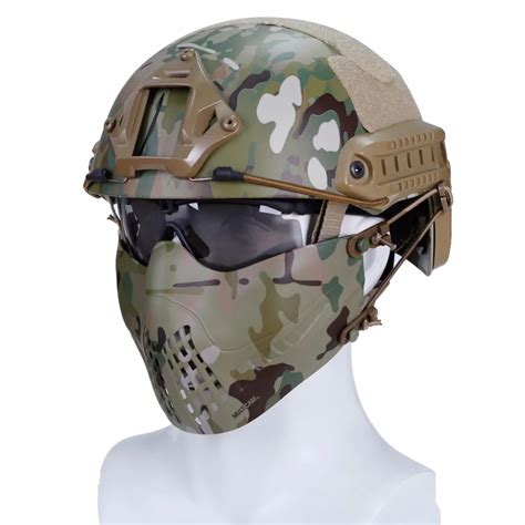 2018 New Tactical Dual Mode Protection System Camouflage Cs Half Face