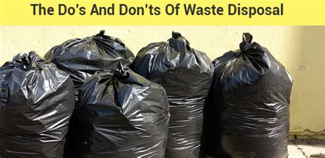 Do S And Donts Of Waste Disposal Gorilla Bins Toronto