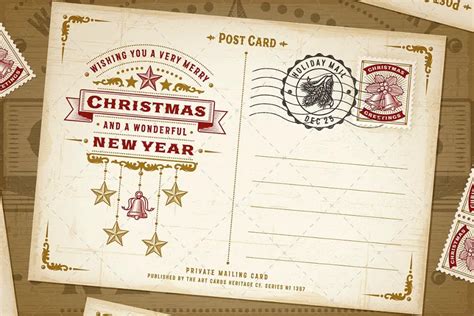 Creative Postcard Templates For The Holiday Season