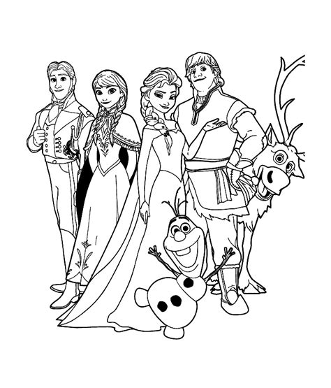 Frozen For Kids Frozen Kids Coloring Pages