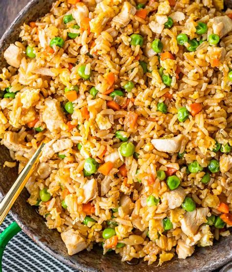 I typically throw in whatever vegetables i have in my kitchen, and leave out the shrimp or chicken. Easy Chicken Fried Rice Recipe - Easy Chicken Recipes ...