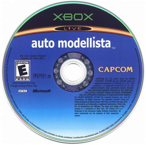 Auto Modellista 2004 Xbox Box Cover Art Mobygames