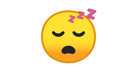 😴 Cara Durmiendo Emoji