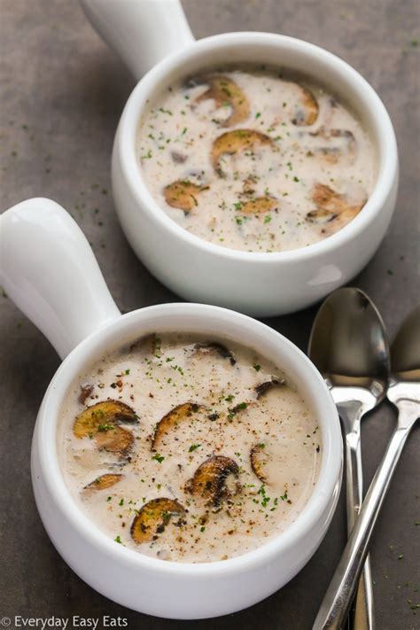 Creamy Mushroom Soup Everyday Easy Eats