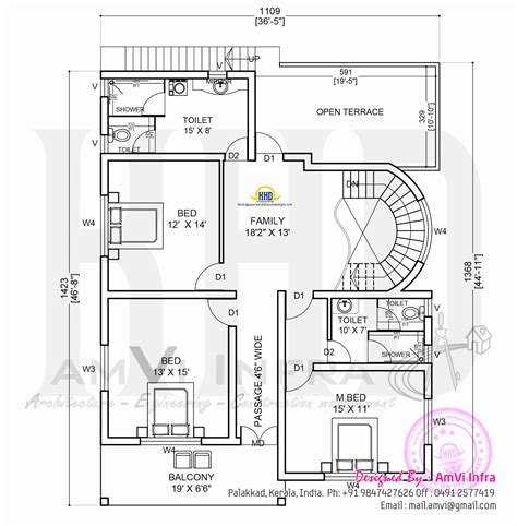 Elevation And Free Floor Plan Kerala Home Design And Floor Plans 9k