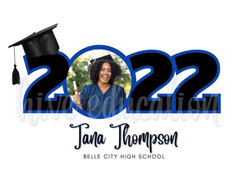 Class Of 2022 Personalized Senior Year Photo Use For Banner Etsy