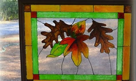 17 Easy Homemade Stained Glass Window Plans
