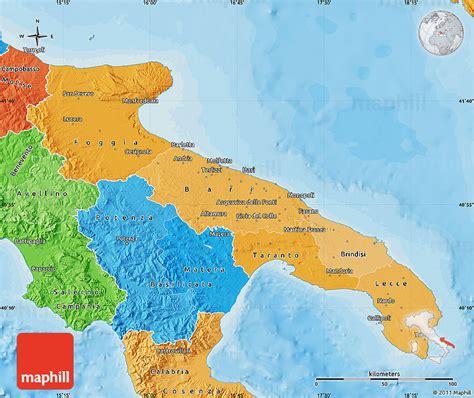 Lista Foto Mapa De La Puglia Para Imprimir El último