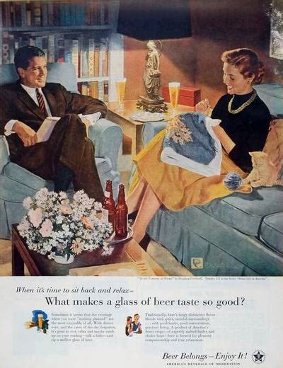 This 1950s Ad For The Entire Beer Industry Makes A More Subtle Appeal
