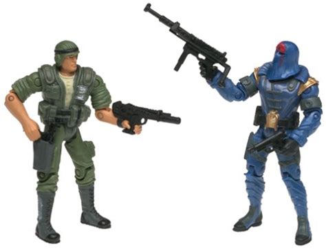 Gi Joe Vs Cobra Duke Green Uniform Vs Cobra Commander Action