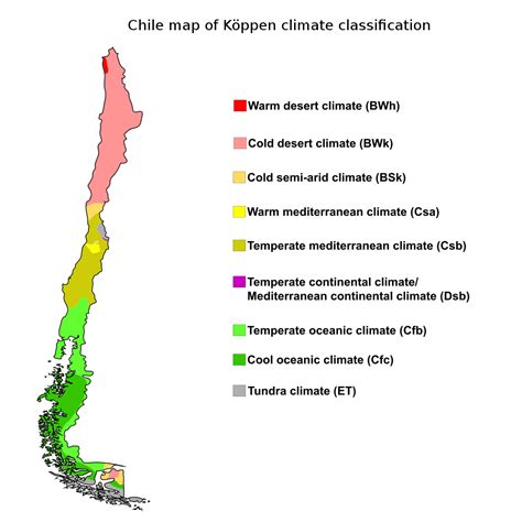 Filechile Map Of Köppen Climate Classificationsvg Wikimedia Commons