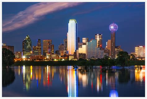 Dallas City At Night