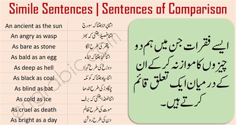 Simile Sentences Definition And Examples For Kids Engrabic