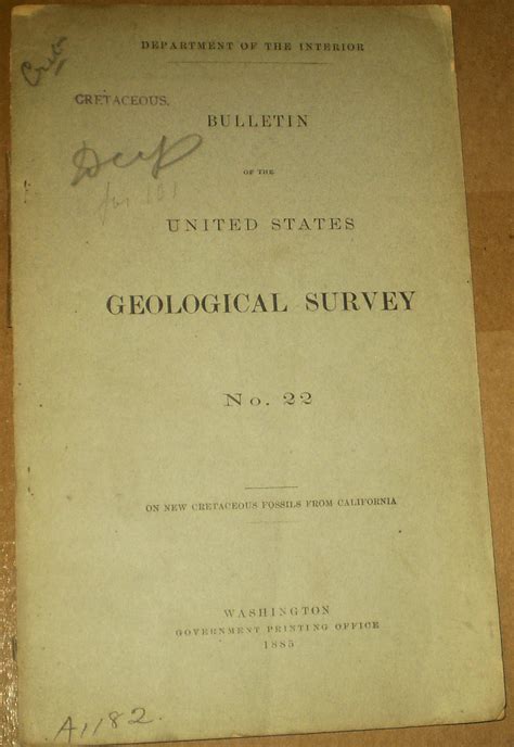 Usgs Bulletins 1 To 100 Geoscience Books